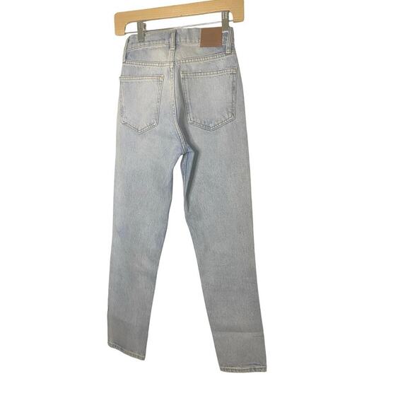 Anine Bing Sonya Jeans Classic Blue Size 23 - Picture 6 of 14